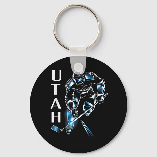 Utah Hockey  Key Ring (Front)