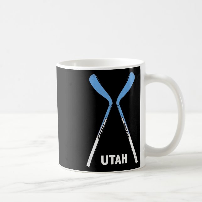 Utah Hockey Sticks  Coffee Mug (Right)