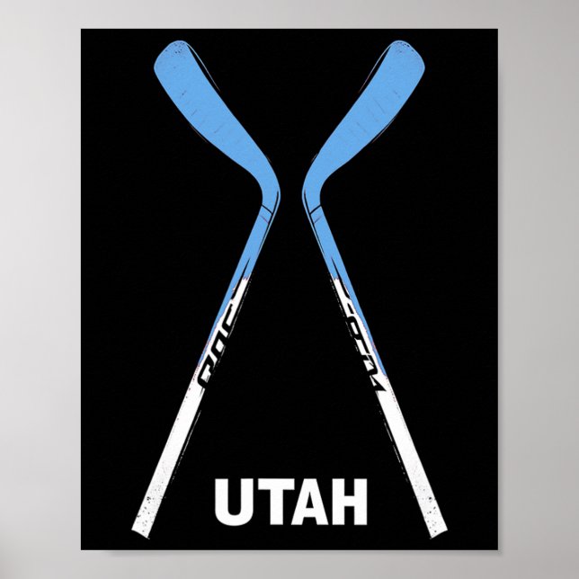 Utah Hockey Sticks  Poster (Front)