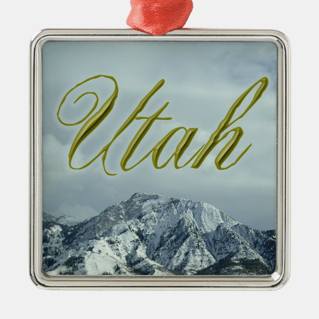 Utah Holiday Ornament (Front)