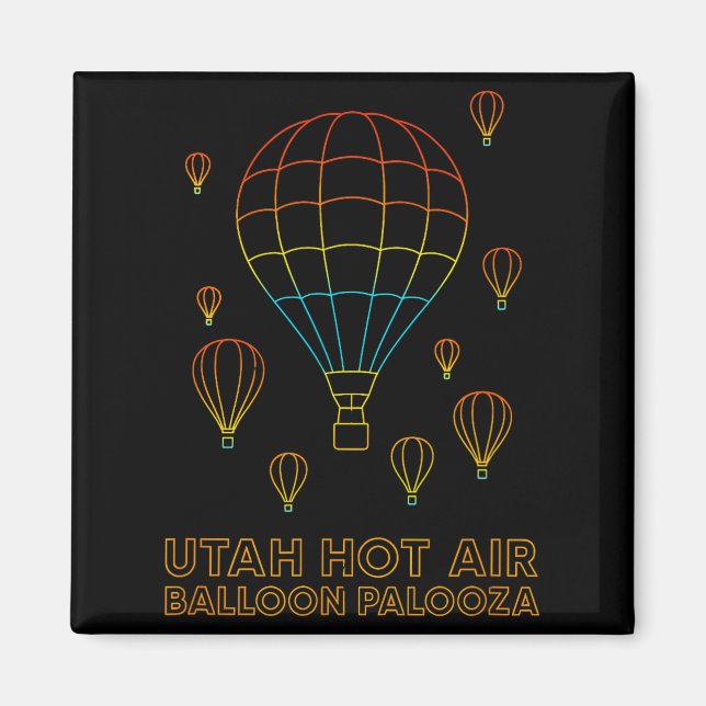 Utah Hot Air Balloon Palooza Apparel  Magnet (Front)