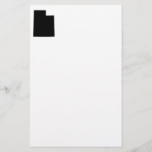 Utah in Black and White Stationery