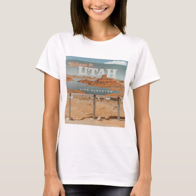Utah Life Elevated T-Shirt (Front)