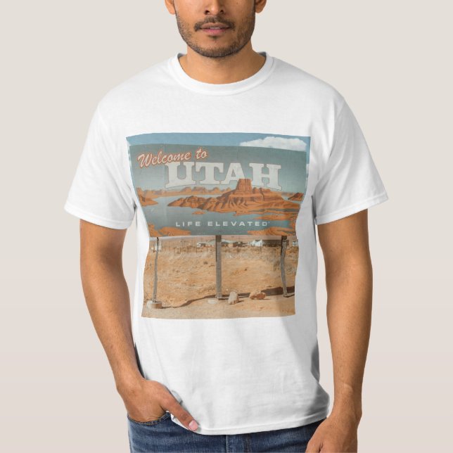 Utah Life Elevated T-Shirt (Front)