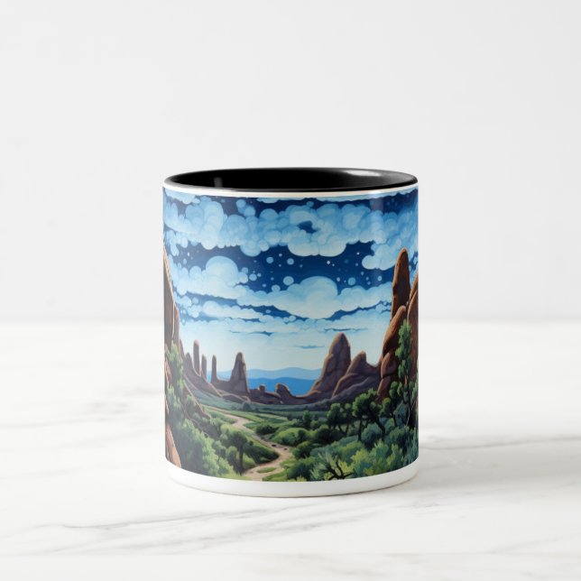 Utah Look Two-Tone Coffee Mug (Center)