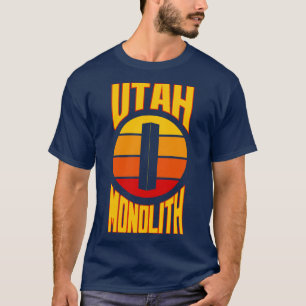 Utah Monolith Retro Style T-Shirt