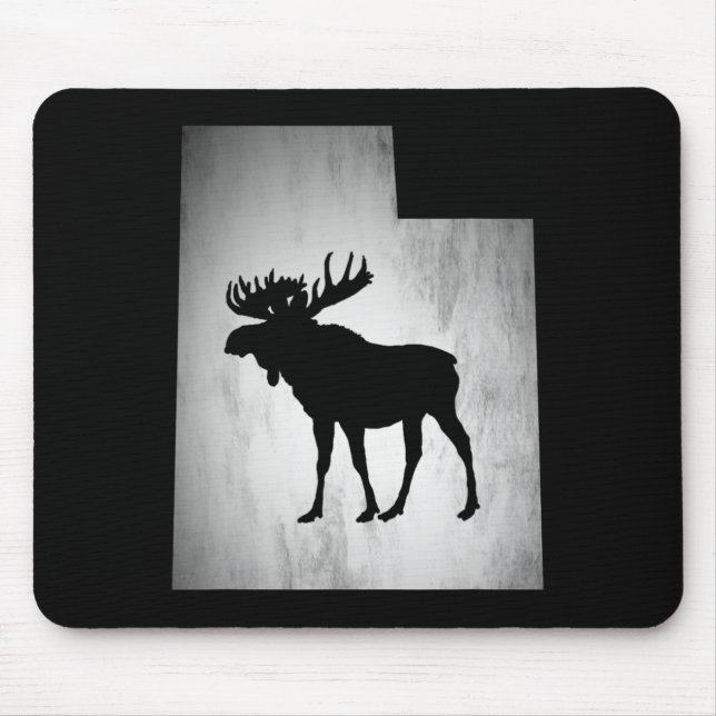 Utah Moose Hunting  Mouse Mat (Front)