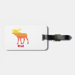 Utah Moose Luggage Tag