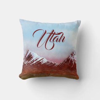 Utah Mountain Range Cushion