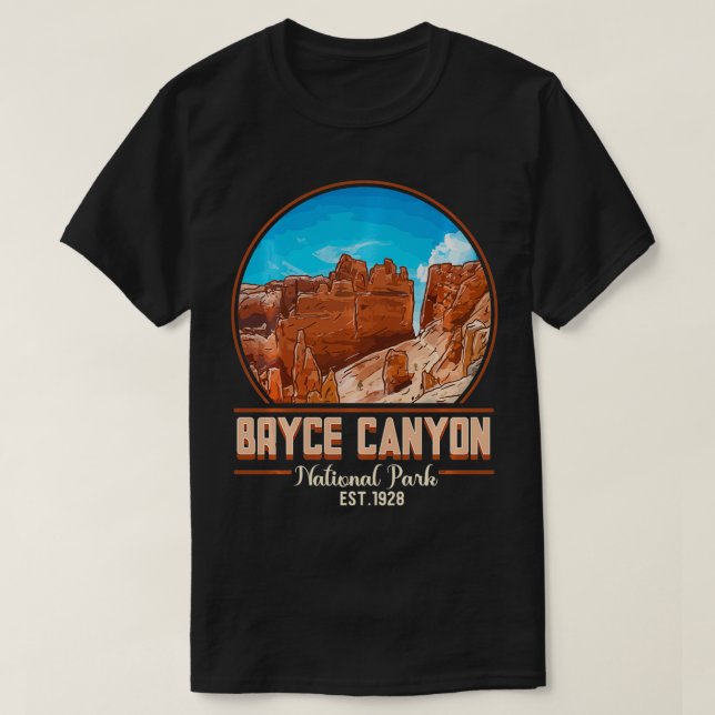 Utah National Park Tshirt Bryce Canyon National Pa (Design Front)