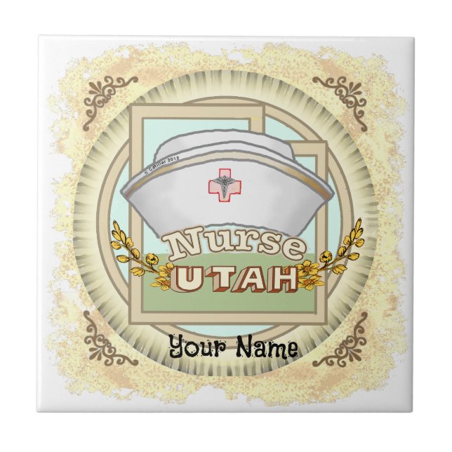 Utah Nurse Tile (Front)
