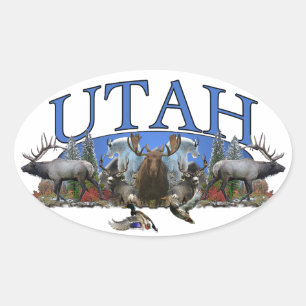 Utah Oval Sticker