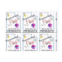 Utah paranormal postcard