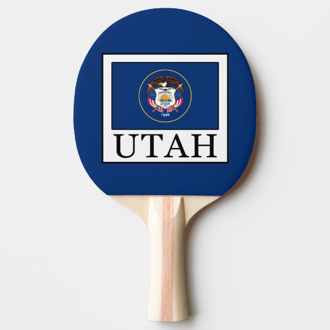 Utah Ping Pong Paddle (Front)