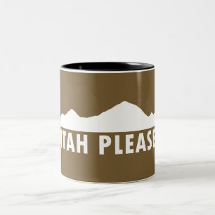 Utah Please Two-Tone Coffee Mug