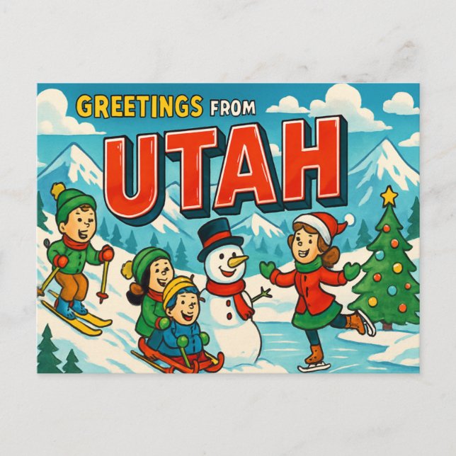 UTAH Postcard (Front)