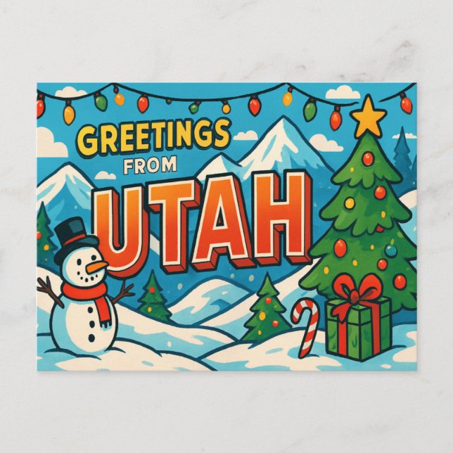 UTAH Postcard (Front)