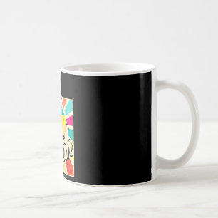 Utah pride retro colourful state design with coffee mug