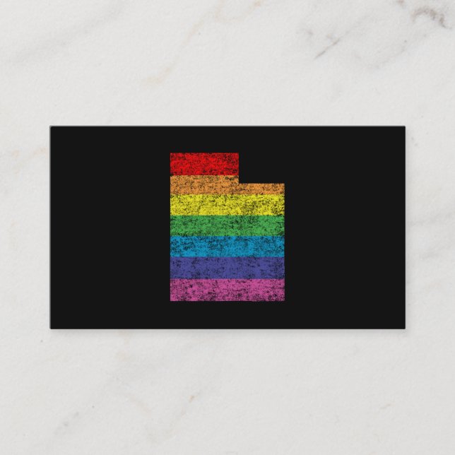 utah rainbow business card (Front)