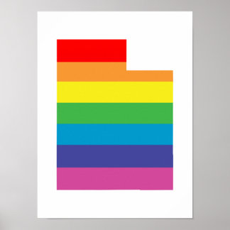 utah rainbow poster
