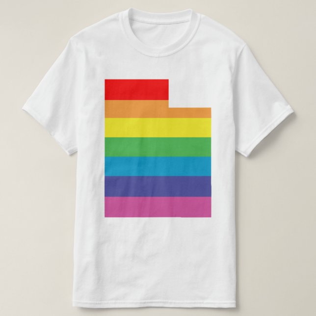 utah rainbow T-Shirt (Design Front)