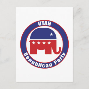 Utah Republican Party Invitation Postcard