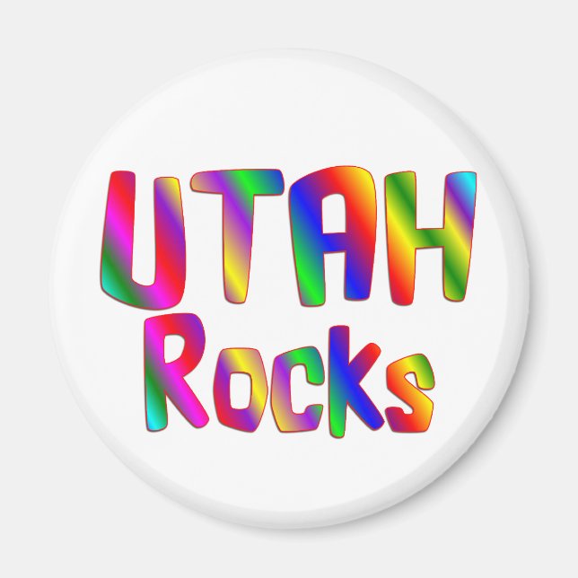 Utah Rocks Magnet (Front)