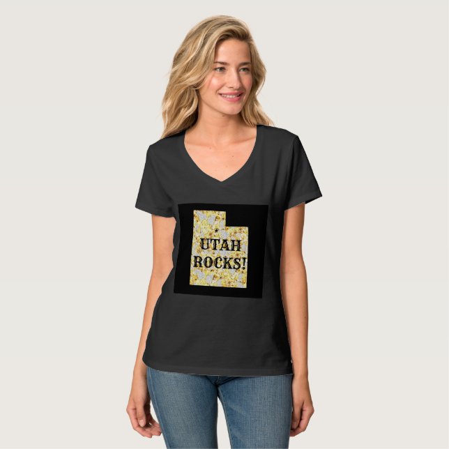 UTAH ROCKS!  T-Shirt (Front Full)