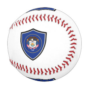 Utah shield flag baseball