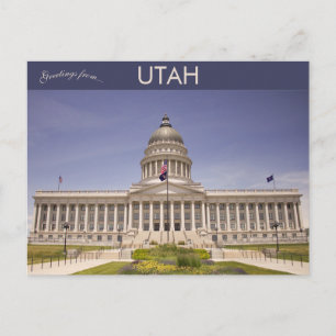 Utah State Capitol in Salt Lake City Utah Postcard