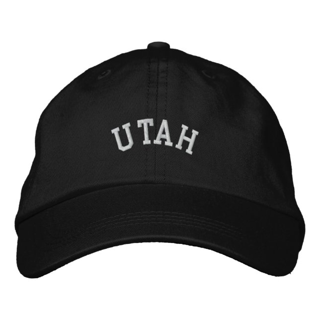 Utah State Embroidered Hat (Front)