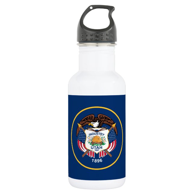 Utah State Flag 532 Ml Water Bottle (Front)