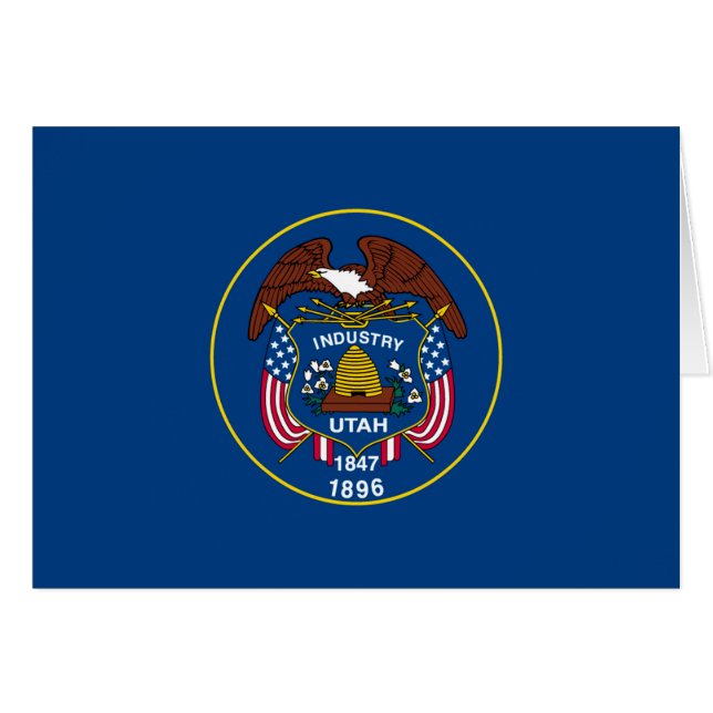 Utah State Flag Design (Front Horizontal)