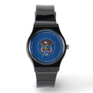 Utah State Flag Design Decor Watch
