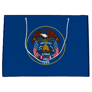 Utah State Flag Design Large Gift Bag