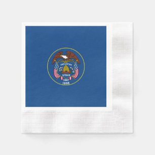 Utah State Flag Design Napkin