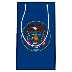 Utah State Flag Design Small Gift Bag