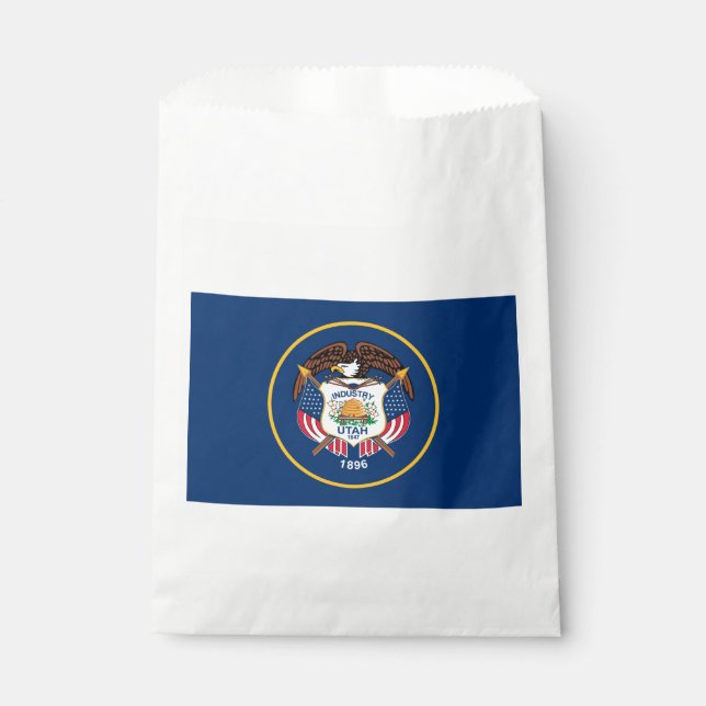 Utah State Flag Favour Bags (Front)