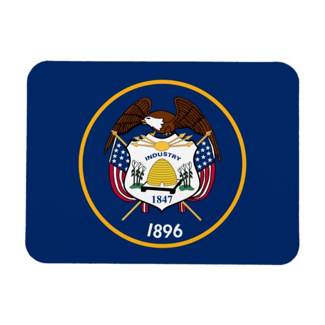 Utah State Flag Magnet (Horizontal)