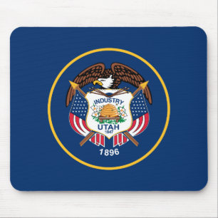 Utah State Flag Mouse Mat