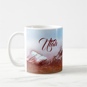 Utah State Mountain Range Coffee Mug