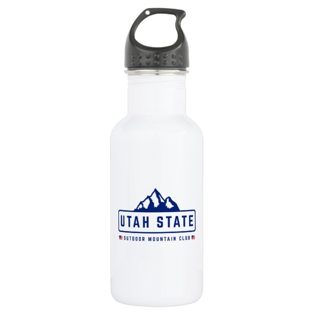 Utah State Outdoors  532 Ml Water Bottle (Front)