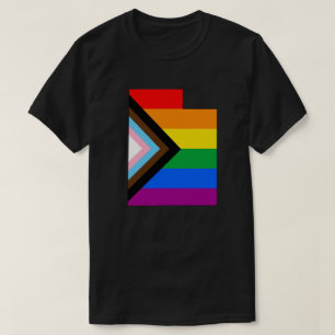 Utah State Pride LGBTQ Progress Pride T-Shirt