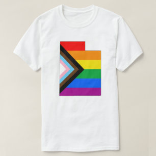 Utah State Pride LGBTQ Progress Pride T-Shirt