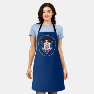 Utah: The Beehive State US Flag, Industry Apron