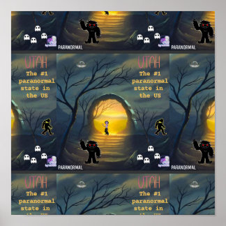 Utah the most paranormal state poster