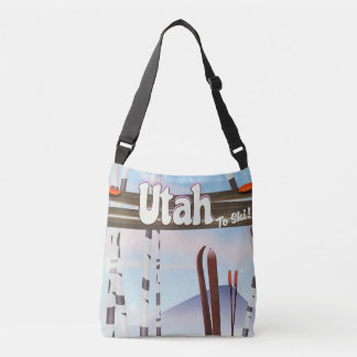 Utah to ski! crossbody bag