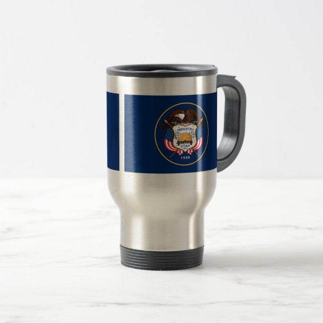 Utah Travel Mug (Front Right)