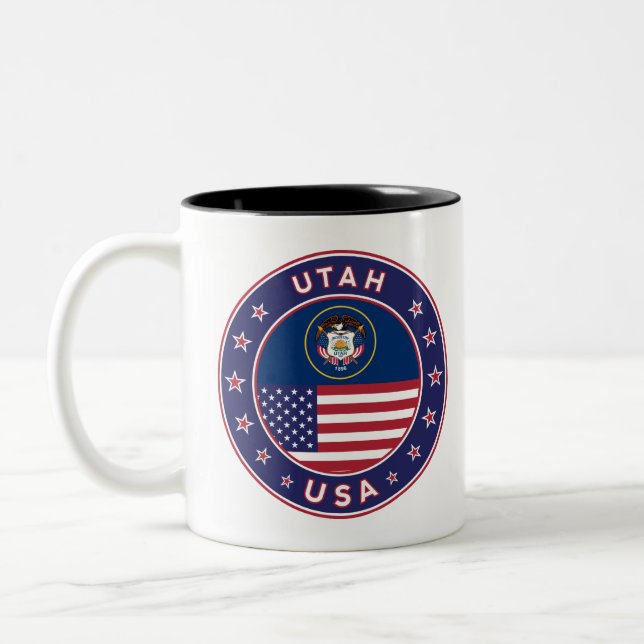 Utah Two-Tone Coffee Mug (Left)