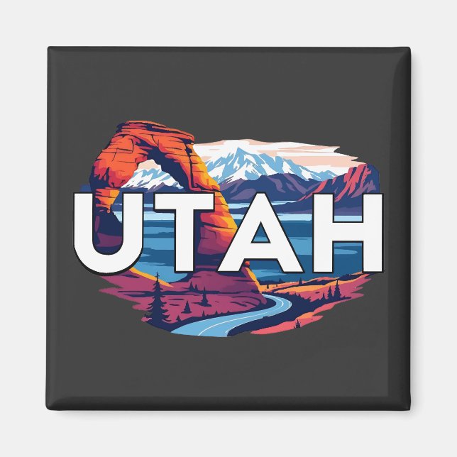 Utah United States of America Magnet (Front)
